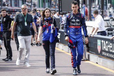 Monte CARLO, Monako - 23RD-26 Mayıs 2019 Monako GP 2019. Alexander Albon, İngiltere, Toro Rosso.
