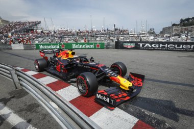 Monte CARLO, Monako - 23RD-26 Mayıs 2019 Monako GP 2019. Max Verstappen, Hollanda, Kızıl Boğa.