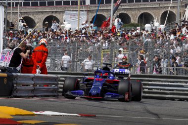 Monte CARLO, Monako - 23RD-26 Mayıs 2019 Monako GP 2019. Daniil Kvyat, Rusya, Toro Rosso.