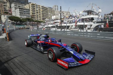 Monte CARLO, Monako - 23RD-26 Mayıs 2019 Monako GP 2019. Daniil Kvyat, Rusya, Toro Rosso.
