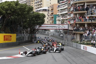 Monte CARLO, Monako - 23RD-26 Mayıs 2019 Monako GP 2019. Yarış başlasın..