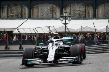 Monte CARLO, Monako - 23RD-26 Mayıs 2019 Monako GP 2019. Valtteri Bottas, Finlandiya, Mercedes.