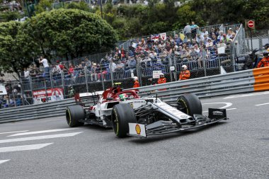 Monte CARLO, Monako - 23RD-26 Mayıs 2019 Monako GP 2019. Antonio Giovinazzi, İtalya, Alfa Romeo.