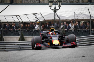 Monte CARLO, Monako - 23RD-26 Mayıs 2019 Monako GP 2019. Max Verstappen, Hollanda, Kızıl Boğa.
