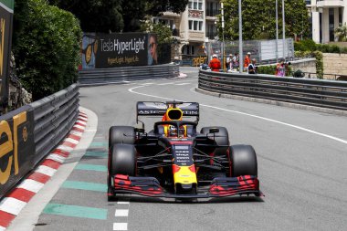Monte CARLO, Monako - 23RD-26 Mayıs 2019 Monako GP 2019. Max Verstappen, Hollanda, Kızıl Boğa.