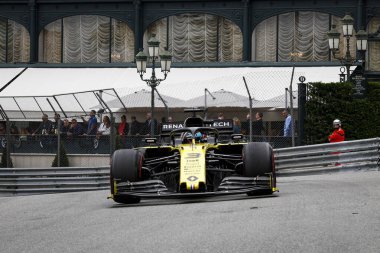 Monte CARLO, Monako - 23RD-26 Mayıs 2019 Monako GP 2019. Daniel Ricciardo, Avustralya, Renault.