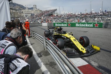 Monte CARLO, Monako - 23RD-26 Mayıs 2019 Monako GP 2019. Daniel Ricciardo, Avustralya, Renault.