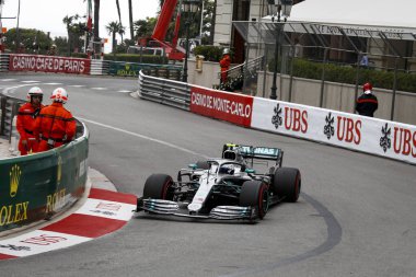 Monte CARLO, Monako - 23RD-26 Mayıs 2019 Monako GP 2019. Valtteri Bottas, Finlandiya, Mercedes.