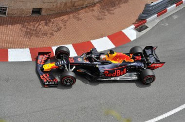 Monte CARLO, Monako - 23RD-26 Mayıs 2019 Monako GP 2019. Max Verstappen, Hollanda, Kızıl Boğa.