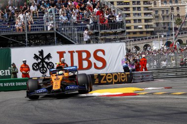 Monte CARLO, Monako - 23RD-26 Mayıs 2019 Monako GP 2019. Lando Norris, Mclaren..
