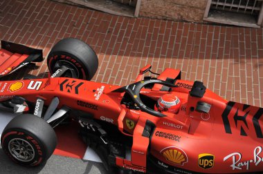 Monte CARLO, Monako - 23RD-26 Mayıs 2019 Monako GP 2019. Max Verstappen, Hollanda, Kızıl Boğa.