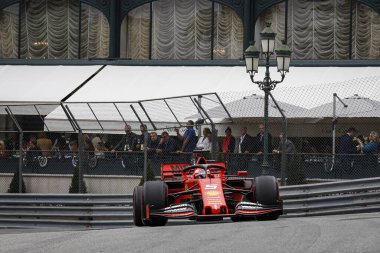 Monte CARLO, Monako - 23RD-26 Mayıs 2019 Monako GP 2019. Sebastian Vettel, Almanya, Ferrari.