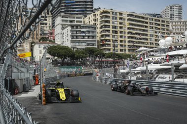 Monte CARLO, Monako - 23RD-26 Mayıs 2019 Monako GP 2019. Nico Hulkenberg, Almanya, Renault.