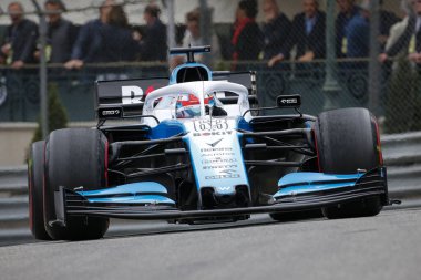 Monte CARLO, Monako - 23RD-26 Mayıs 2019 Monako GP 2019. George Russell, İngiltere, Williams.