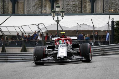 Monte CARLO, Monako - 23RD-26 Mayıs 2019 Monako GP 2019. Antonio Giovinazzi, İtalya, Alfa Romeo.