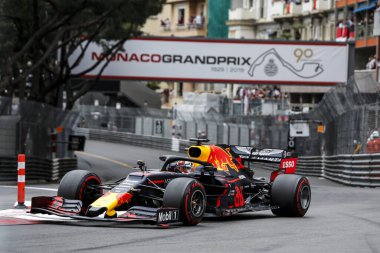 Monte CARLO, Monako - 23RD-26 Mayıs 2019 Monako GP 2019. Max Verstappen, Hollanda, Kızıl Boğa.