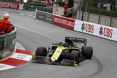 Monte CARLO, Monako - 23RD-26 Mayıs 2019 Monako GP 2019. Daniel Ricciardo, Avustralya, Renault.