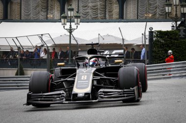 Monte CARLO, Monako - 23RD-26 Mayıs 2019 Monako GP 2019. Romain Grosjean, Fransa, Haas.