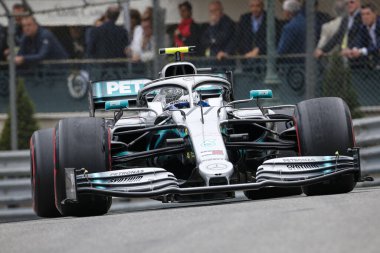 Monte CARLO, Monako - 23RD-26 Mayıs 2019 Monako GP 2019. Valtteri Bottas, Finlandiya, Mercedes.