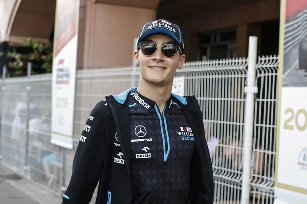 Monte Carlo Monaco Maggio 2019 Monaco 2019 George Russell Inghilterra — Foto Stock