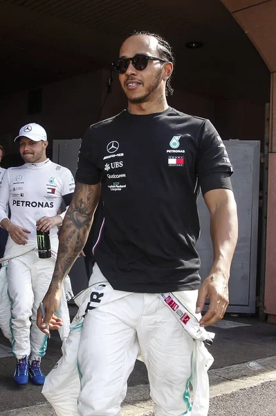 Monte Carlo Monaco Mai 2019 Monaco 2019 Lewis Hamilton Angleterre — Photo