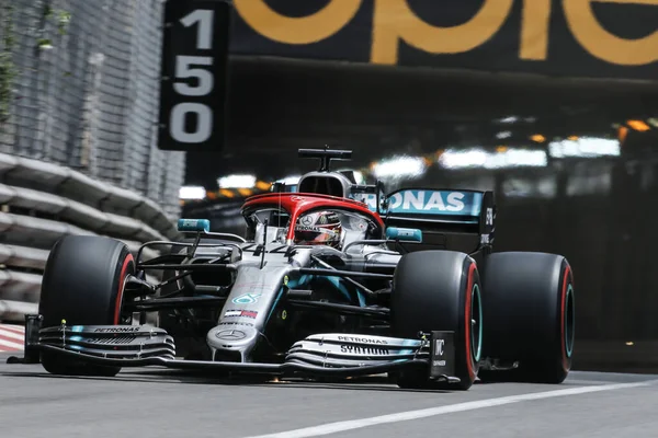 Monte CARLO, Monako - 23RD-26 Mayıs, 2019: 2019 Monako GP. Lewis Hamilton, İngiltere, Mercedes.