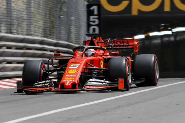 Monte Carlo Monako 23Rd Mayıs 2019 Monako 2019 Sebastian Vettel — Stok fotoğraf