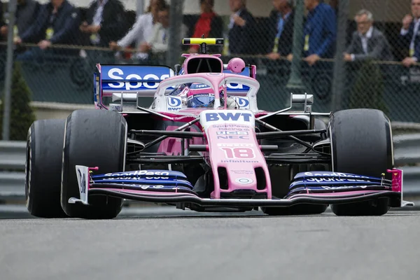Monte CARLO, Monako - 23RD-26 Mayıs, 2019: 2019 Monako GP. Lance Stroll, Kanada, SportPesa Yarış Noktası.