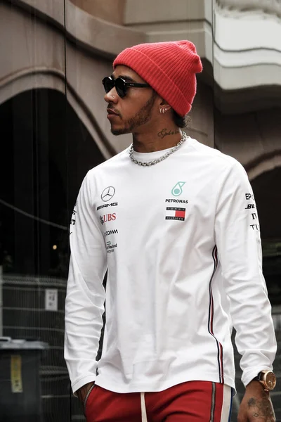 Monte Carlo Monaco Maggio 2019 Monaco 2019 Lewis Hamilton Inghilterra — Foto Stock