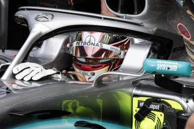 Monte CARLO, Monako - 23RD-26 Mayıs, 2019: 2019 Monako GP. Lewis Hamilton, İngiltere, Mercedes.
