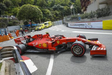 Monte CARLO, Monako - 23RD-26 Mayıs 2019 Monako GP 2019. Charles Leclerc, Monako, Ferrari.