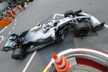 Monte CARLO, Monako - 23RD-26 Mayıs 2019 Monako GP 2019. Valtteri Bottas, Finlandiya, Mercedes.