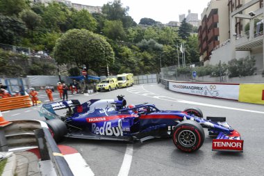 Monte CARLO, Monako - 23RD-26 Mayıs 2019 Monako GP 2019. Daniil Kvyat, Rusya, Toro Rosso.