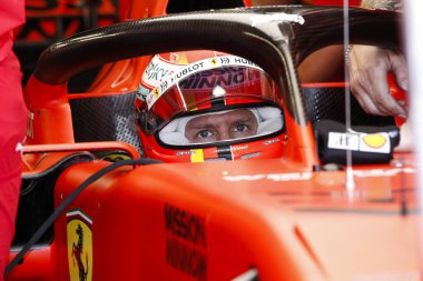 Monte CARLO, Monako - 23RD-26 Mayıs 2019 Monako GP 2019. Sebastian Vettel, Almanya, Ferrari.