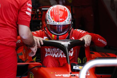 Monte CARLO, Monako - 23RD-26 Mayıs 2019 Monako GP 2019. Sebastian Vettel, Almanya, Ferrari.