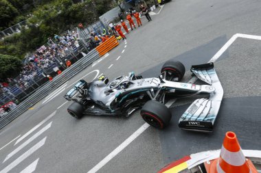 Monte CARLO, Monako - 23RD-26 Mayıs 2019 Monako GP 2019. Valtteri Bottas, Finlandiya, Mercedes.