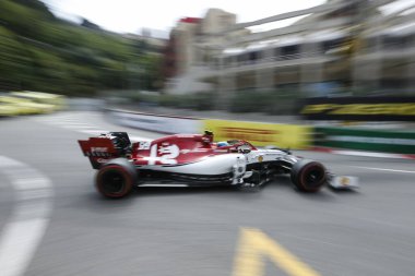 Monte CARLO, Monako - 23RD-26 Mayıs 2019 Monako GP 2019. Antonio Giovinazzi, İtalya, Alfa Romeo.