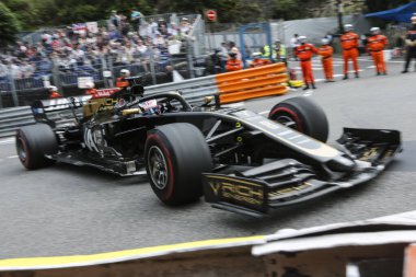 Monte CARLO, Monako - 23RD-26 Mayıs 2019 Monako GP 2019. Romain Grosjean, Fransa, Haas.