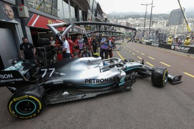 Monte CARLO, Monako - 23RD-26 Mayıs 2019 Monako GP 2019. Valtteri Bottas, Finlandiya, Mercedes.