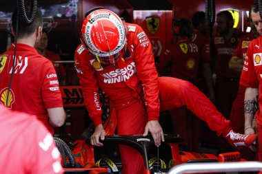 Monte CARLO, Monako - 23RD-26 Mayıs 2019 Monako GP 2019. Sebastian Vettel, Almanya, Ferrari.