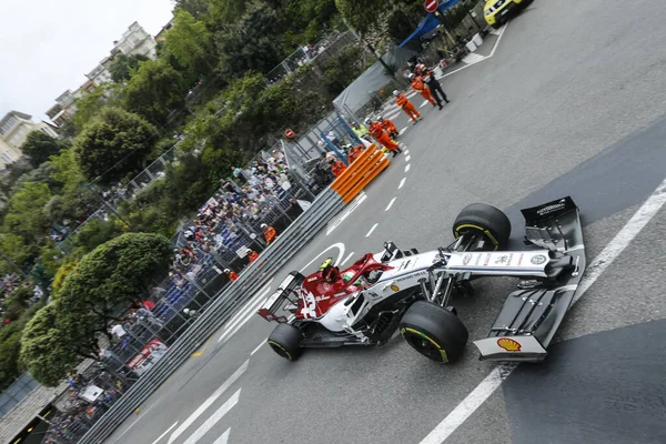 Monte Carlo Monaco Maggio 2019 Monaco 2019 Antonio Giovinazzi Italia — Foto Stock