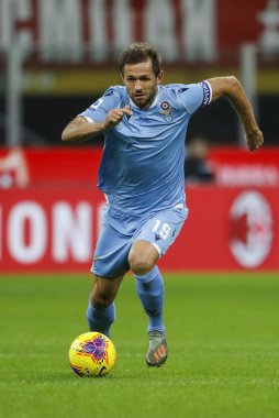 MILAN, ITALY - 3RD 2019: Senad Luliç, Bosna, Lazio.