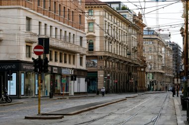 18 Nisan 2020 - Covid19 'un Milano' daki tecrit etkileri,