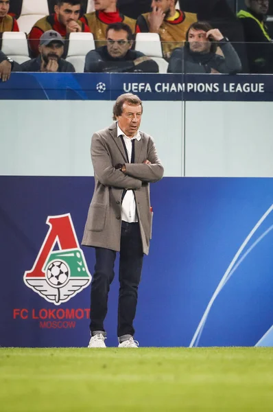 Turyn Włochy Październik 22Nd 2019 Uefa Champions League Juventus Lokomotiv — Zdjęcie stockowe