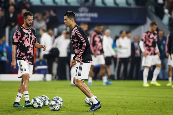 Turin Itálie Října2019 Uefa Champions League Juventus Lokomotiv Moscow Cristiano — Stock fotografie