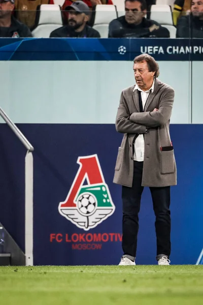 Turyn Włochy Październik 22Nd 2019 Uefa Champions League Juventus Lokomotiv — Zdjęcie stockowe