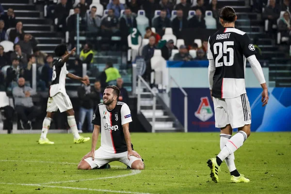 ตาล ลาคม 2019 Champions League Juventus ยบก บมอสโก Mirahl Pjanic — ภาพถ่ายสต็อก