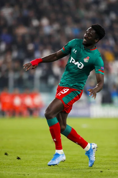 Turin イタリア 2019年10月22日 Uefa Champions League Juventus Lokomotiv Moscow Eder — ストック写真