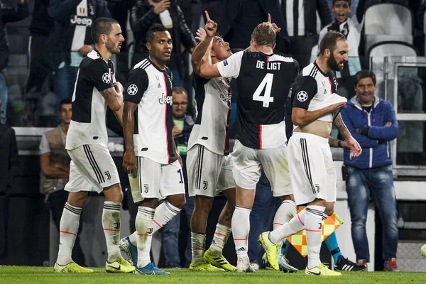Turin Itália Outubro 2019 Uefa Champions League Juventus Lokomotiv Moscow — Fotografia de Stock