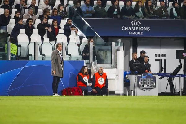 Turin Itálie Října2019 Uefa Champions League Juventus Lokomotiv Moscow Jurij — Stock fotografie